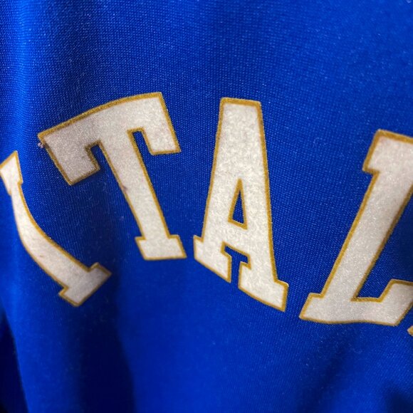 Basic FIFA Official Licensed Product Adidas Track Jacket for ITALIA Blue Size S - Picture 7 of 9